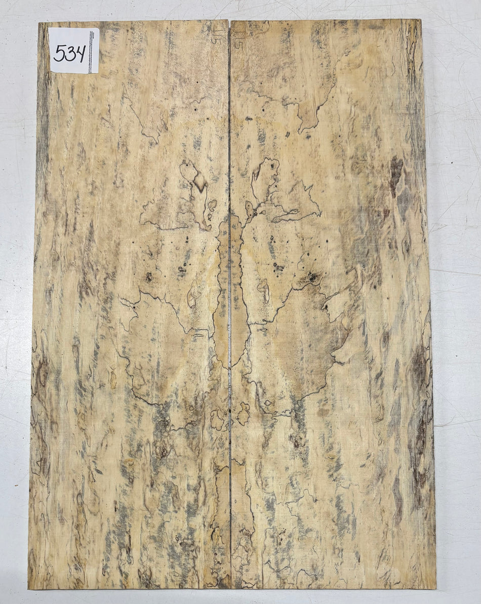 Spalted Tamarind Guitar Drop Top 22" x 7-3/8" x 3/8" #534