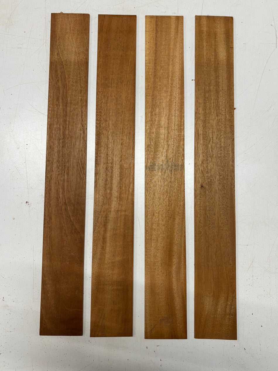 4 Pack, Mahogany Thin Stock Lumber 24"x3"x1/8"#7133