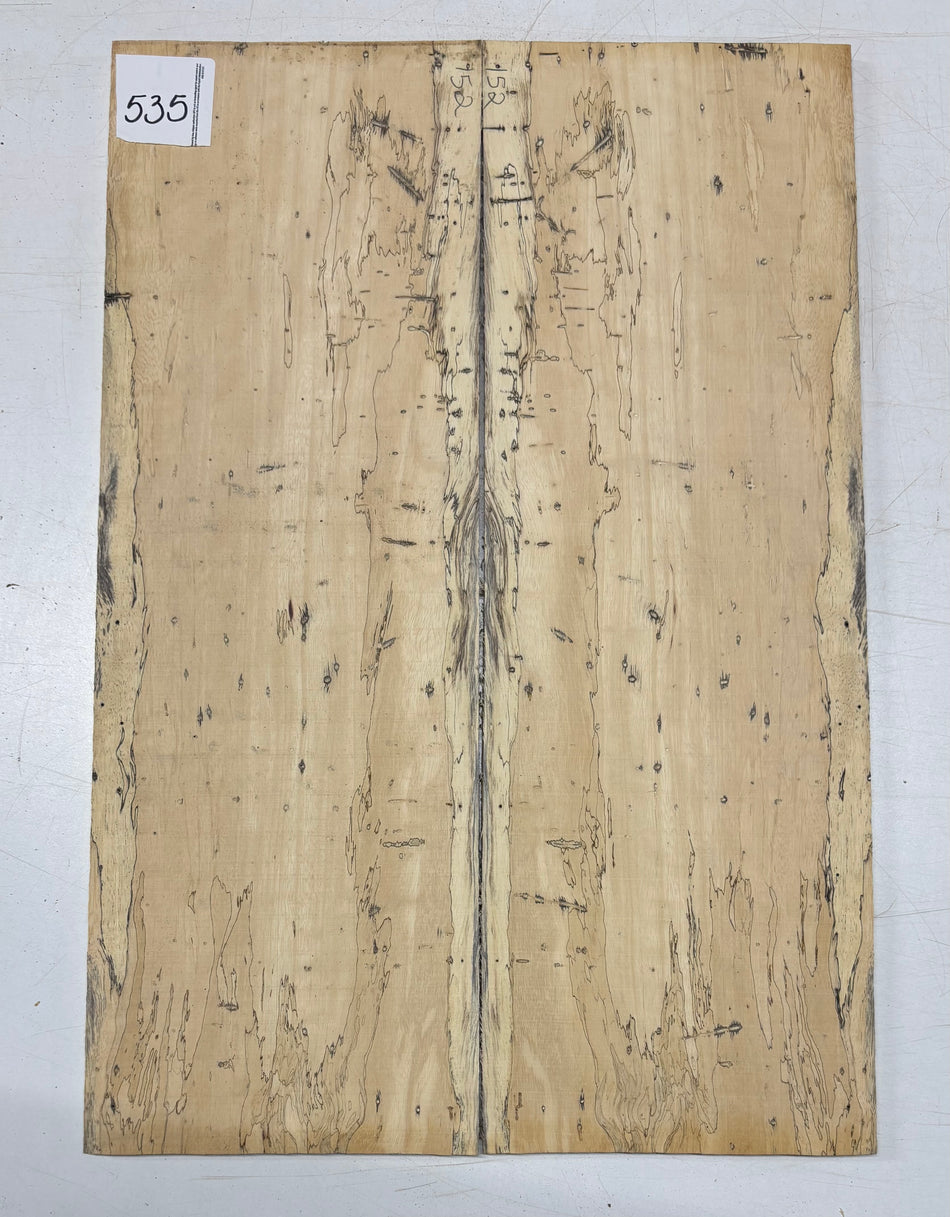 Spalted Tamarind Guitar Drop Top 22" x 7-3/8" x 3/8" #535