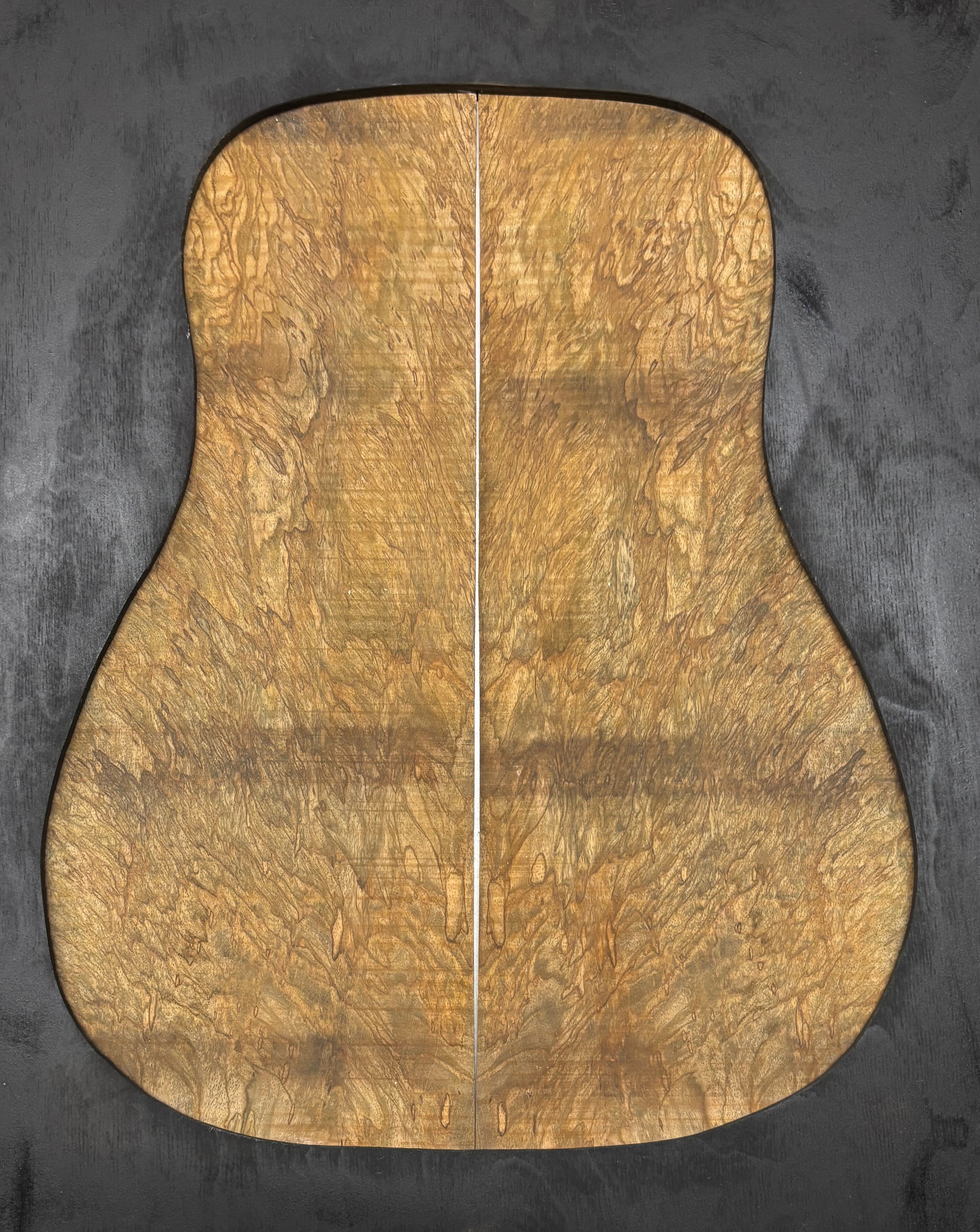 Figured Flame Mango Dreadnought Guitar Back and Side Set #120 - Exotic Wood Zone