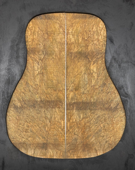 Figured Flame Mango Dreadnought Guitar Back and Side Set #120 - Exotic Wood Zone