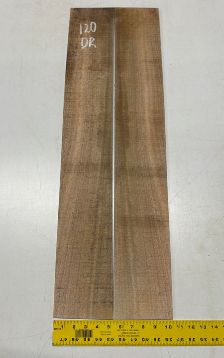 Figured Flame Mango Dreadnought Guitar Back and Side Set #120 - Exotic Wood Zone