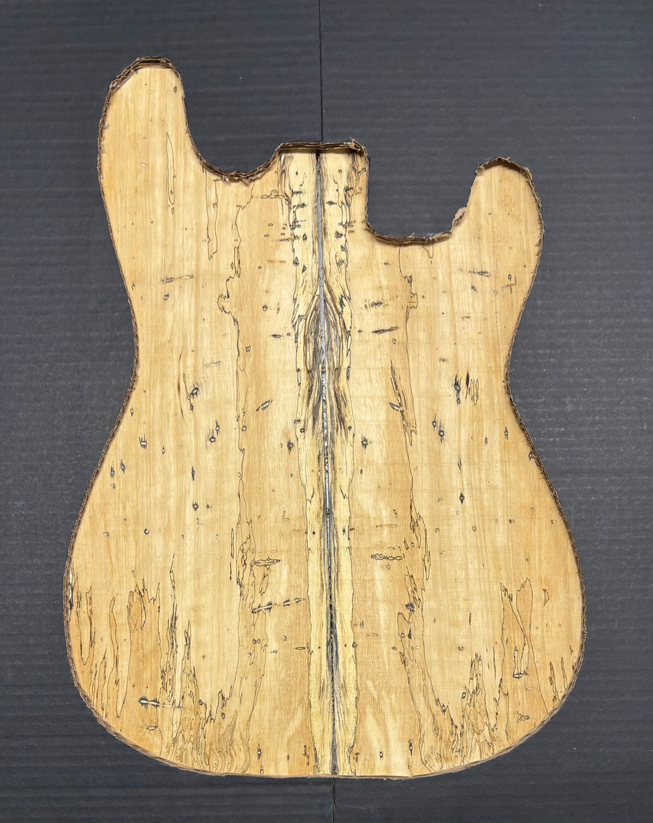 Spalted Tamarind Guitar Drop Top 22" x 7-3/8" x 3/8" #535