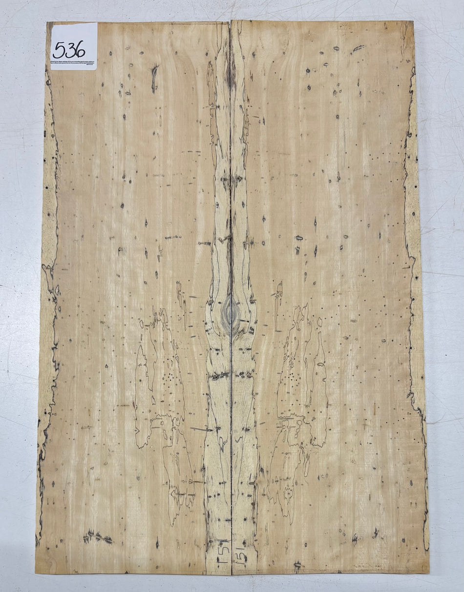 Spalted Tamarind Guitar Drop Top 22" x 7-3/8" x 3/8" #536