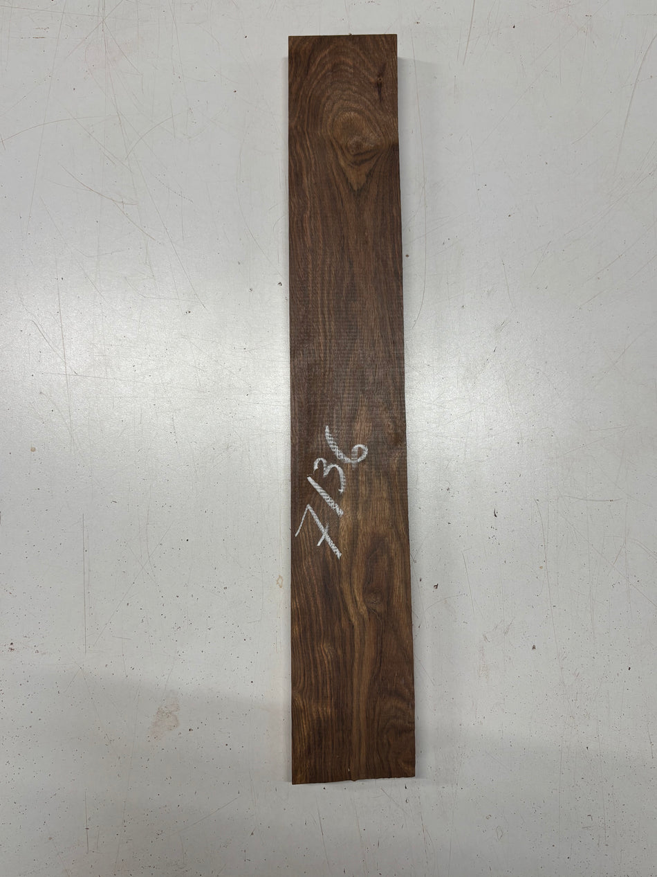 1 Piece, Chechen Guitar Neck Blank 21"x3-1/4"x1"#7136