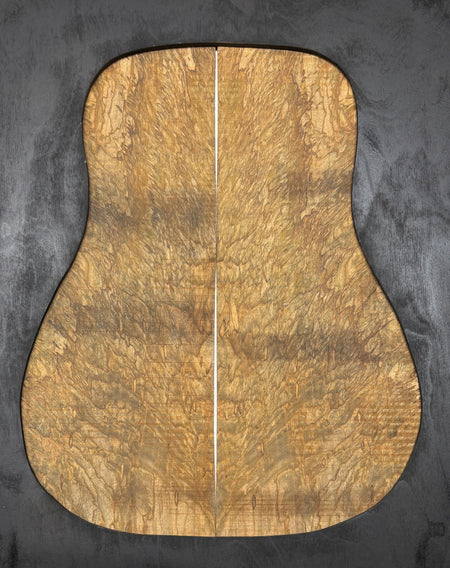 Figured Flame Mango Dreadnought Guitar Back and Side Set #121 - Exotic Wood Zone