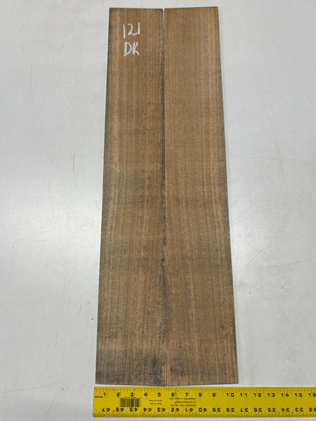 Figured Flame Mango Dreadnought Guitar Back and Side Set #121 - Exotic Wood Zone