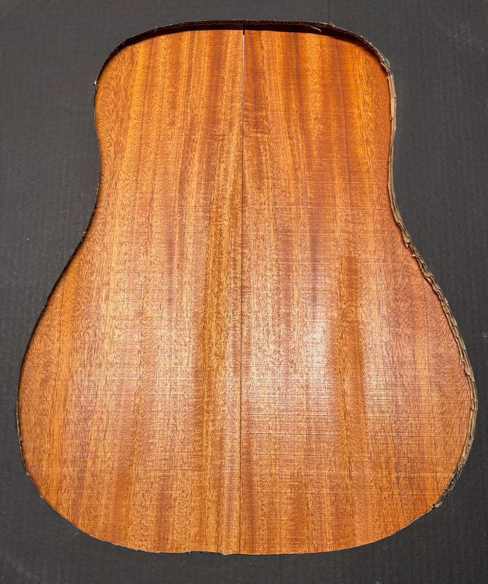 Flame Genuine Mahogany Dreadnought Guitar Back & Side Set #1063