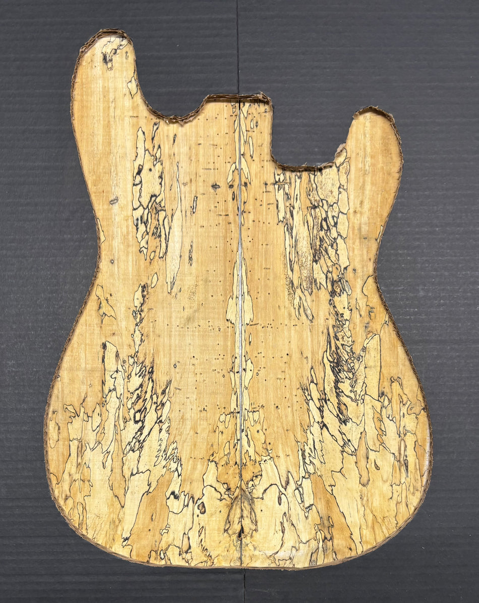 Spalted Tamarind Guitar Drop Top 22" x 7-3/8" x 3/8" #537