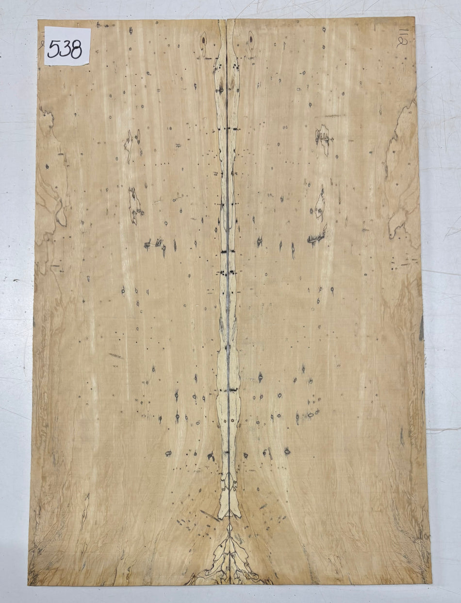 Spalted Tamarind Guitar Drop Top 22" x 7-3/8" x 3/8" #538