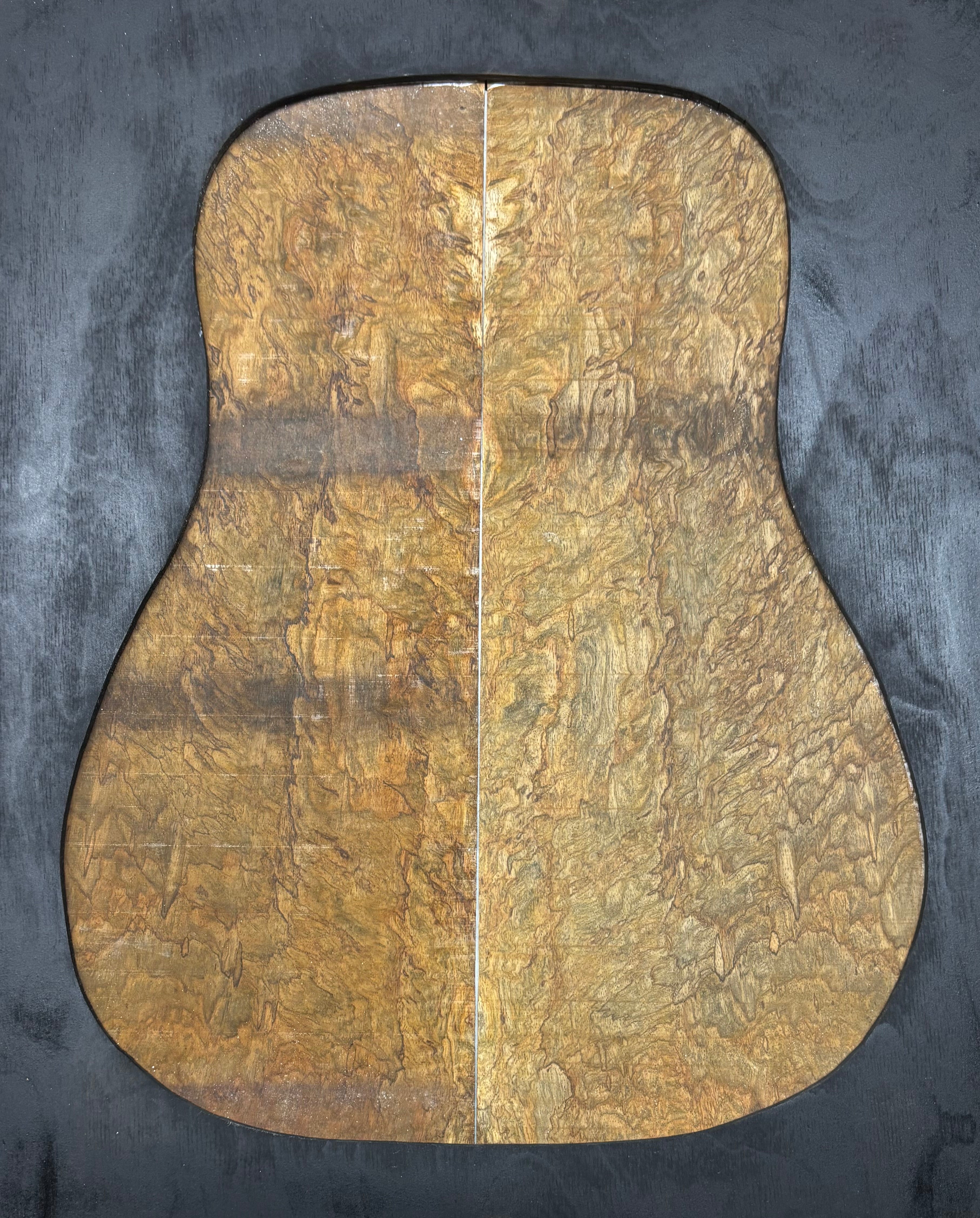 Figured Flame Mango Dreadnought Guitar Back and Side Set #123 - Exotic Wood Zone