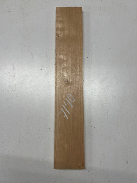 1 Piece, Quilted Maple Thin Stock Lumber 22"x3-7/8"x3/4"#7140 - Exotic Wood Zone