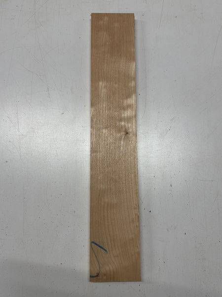 1 Piece, Quilted Maple Thin Stock Lumber 22"x3-7/8"x3/4"#7140 - Exotic Wood Zone