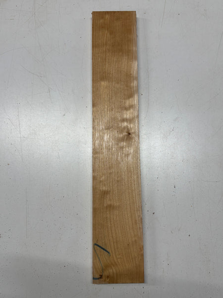 1 Piece, Quilted Maple Thin Stock Lumber 22"x3-7/8"x3/4"#7140 - Exotic Wood Zone