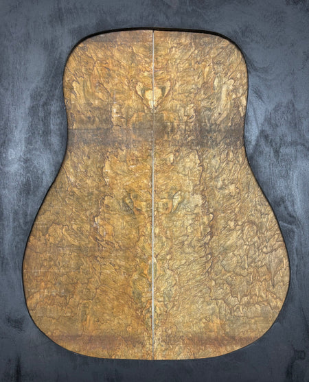 Figured Flame Mango Dreadnought Guitar Back and Side Set #124 - Exotic Wood Zone