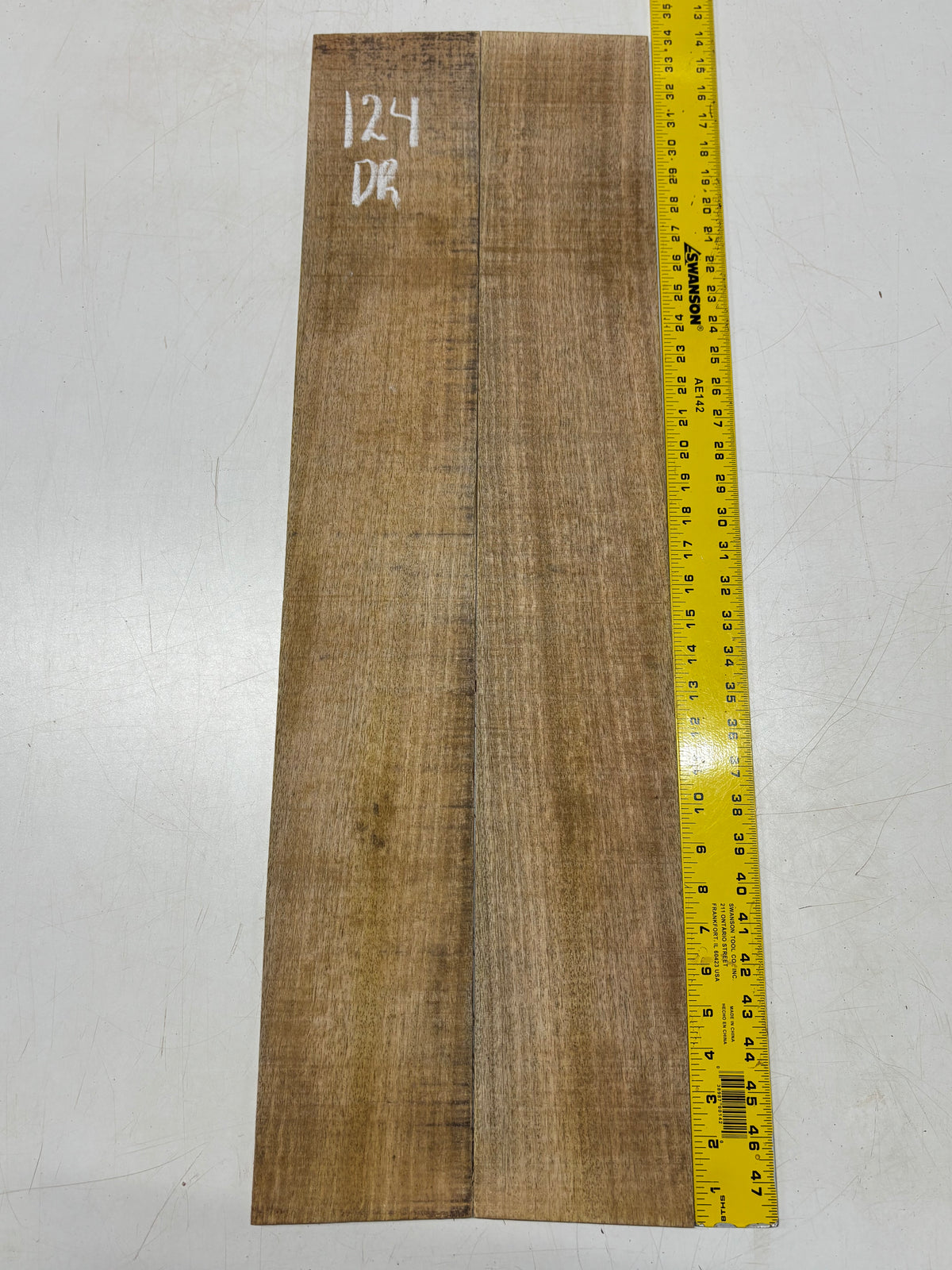 Figured Flame Mango Dreadnought Guitar Back and Side Set #124 - Exotic Wood Zone