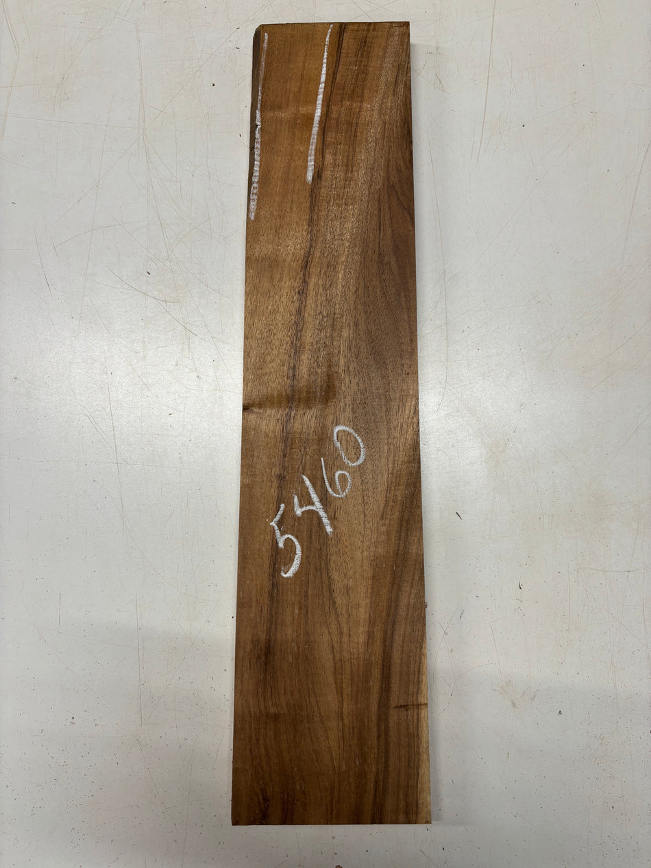 1 Piece, Caribbean Walnut Lumber Board Blank 25" x 5 - 5-3/4" x 1" #5460
