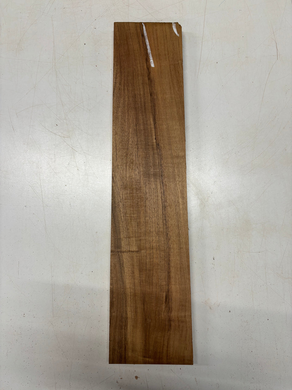 1 Piece, Caribbean Walnut Lumber Board Blank 25" x 5 - 5-3/4" x 1" #5460