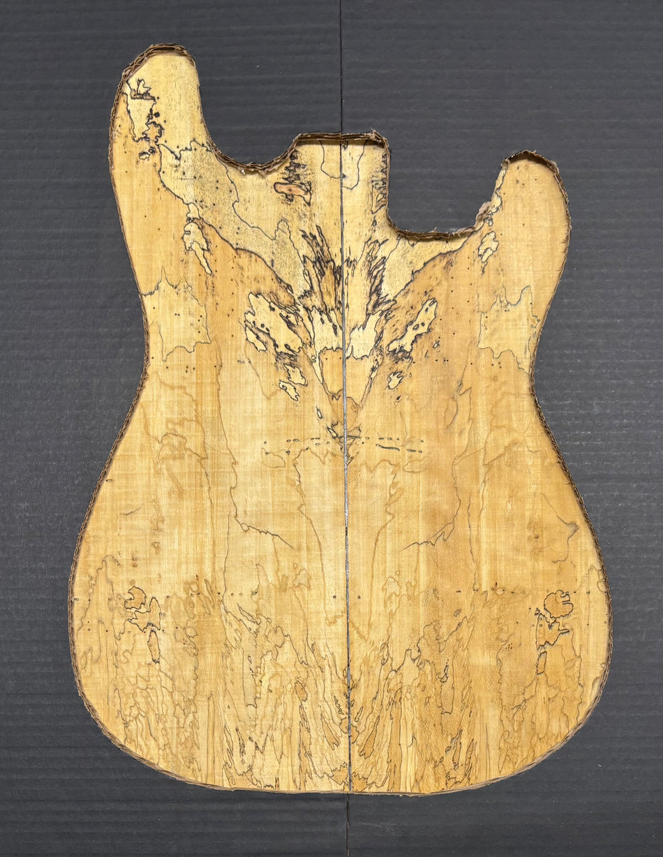 Spalted Tamarind Guitar Drop Top 22" x 7-3/8" x 3/8" #539