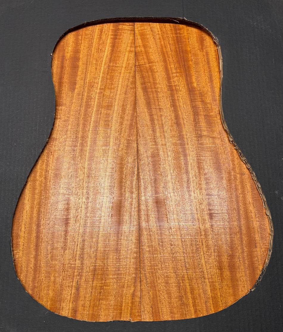 Flame Genuine Mahogany Dreadnought Guitar Back & Side Set #1067