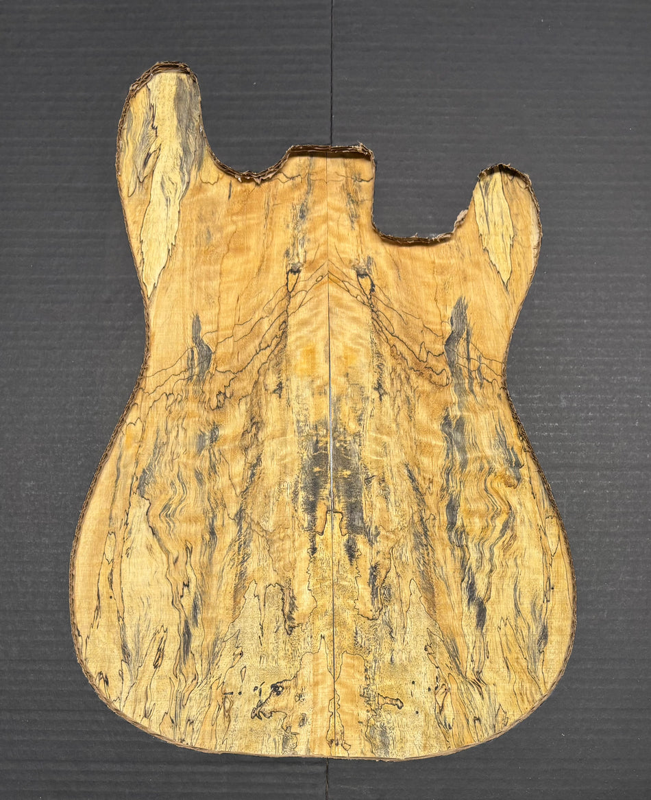 Spalted Tamarind Guitar Drop Top 22" x 7-3/8" x 3/8" #541