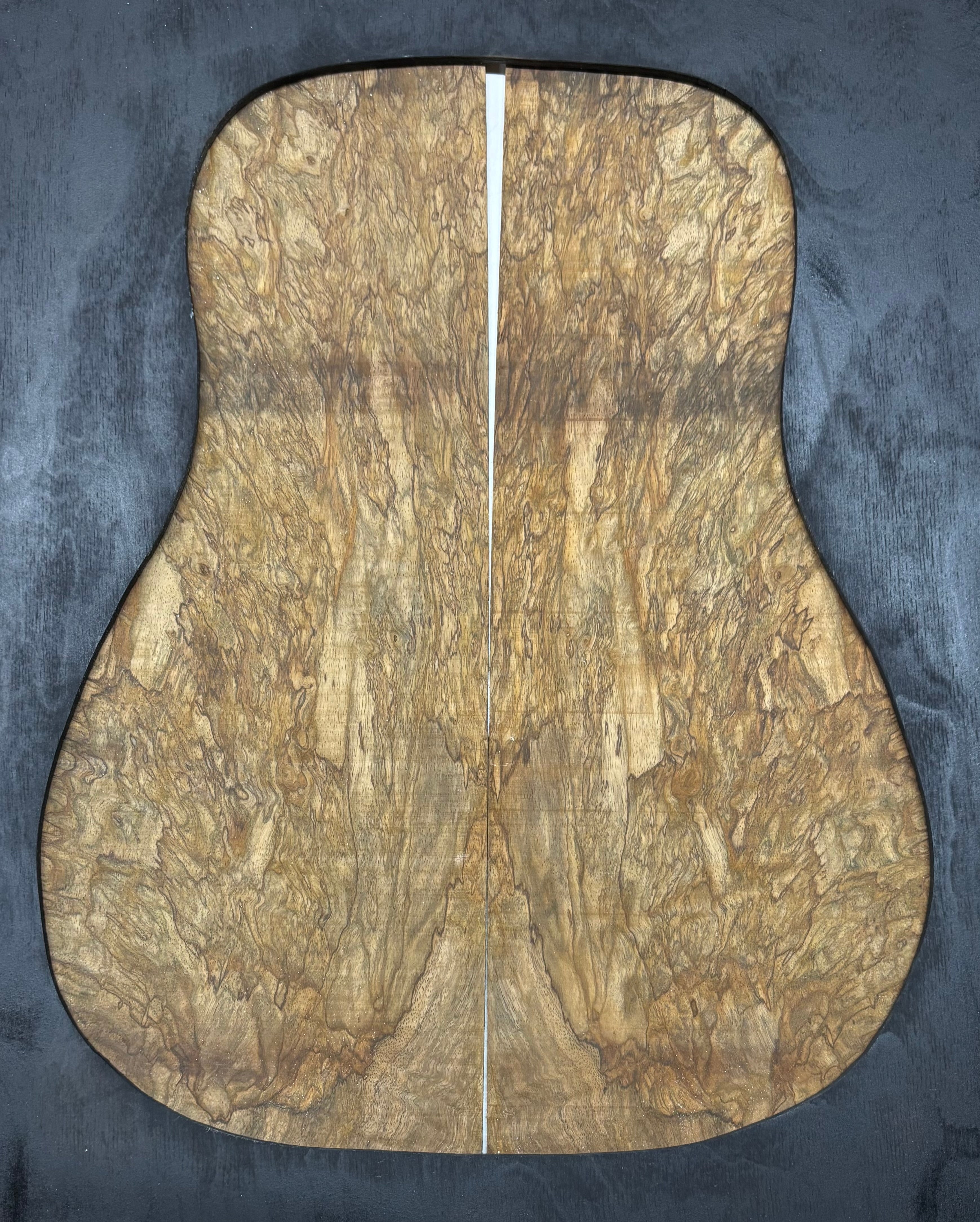 Figured Flame Mango Dreadnought Guitar Back and Side Set #127 - Exotic Wood Zone