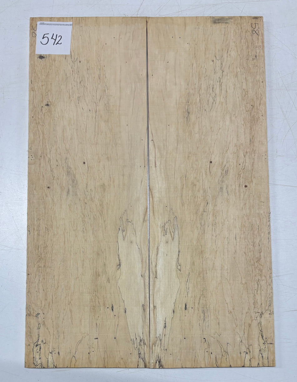 Spalted Tamarind Guitar Drop Top 22" x 7-3/8" x 3/8" #542