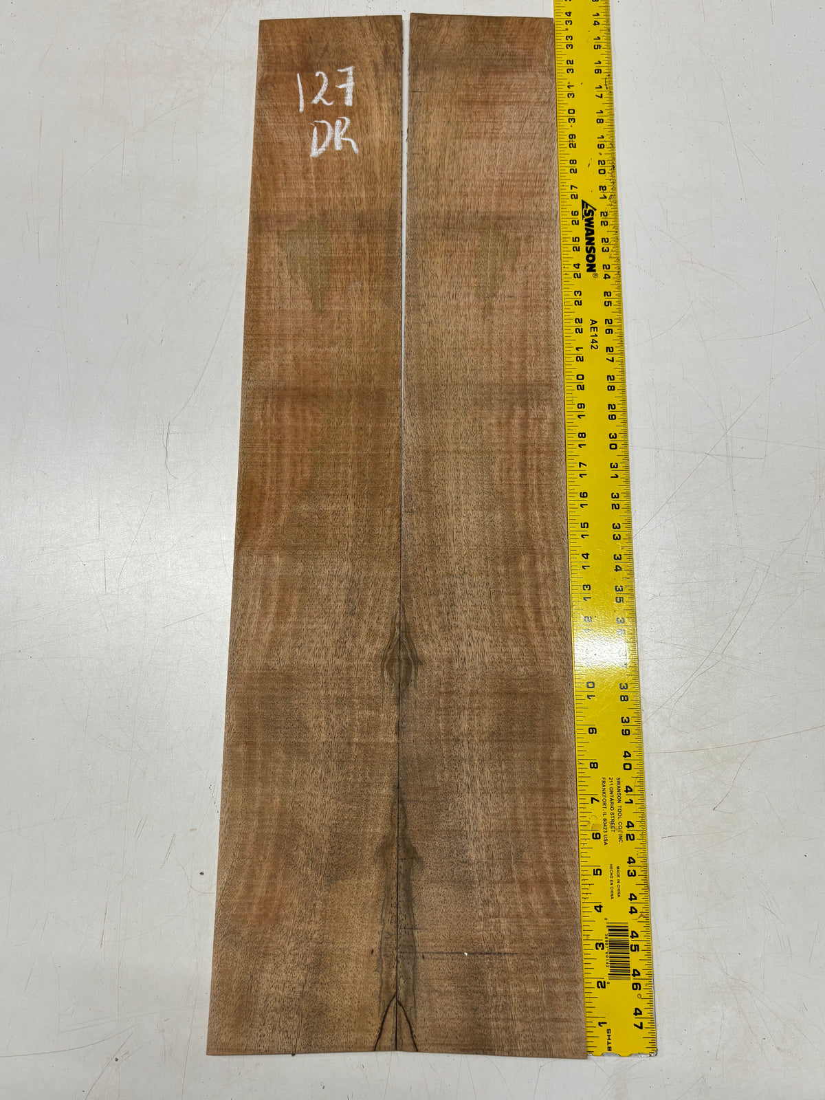 Figured Flame Mango Dreadnought Guitar Back and Side Set #127 - Exotic Wood Zone