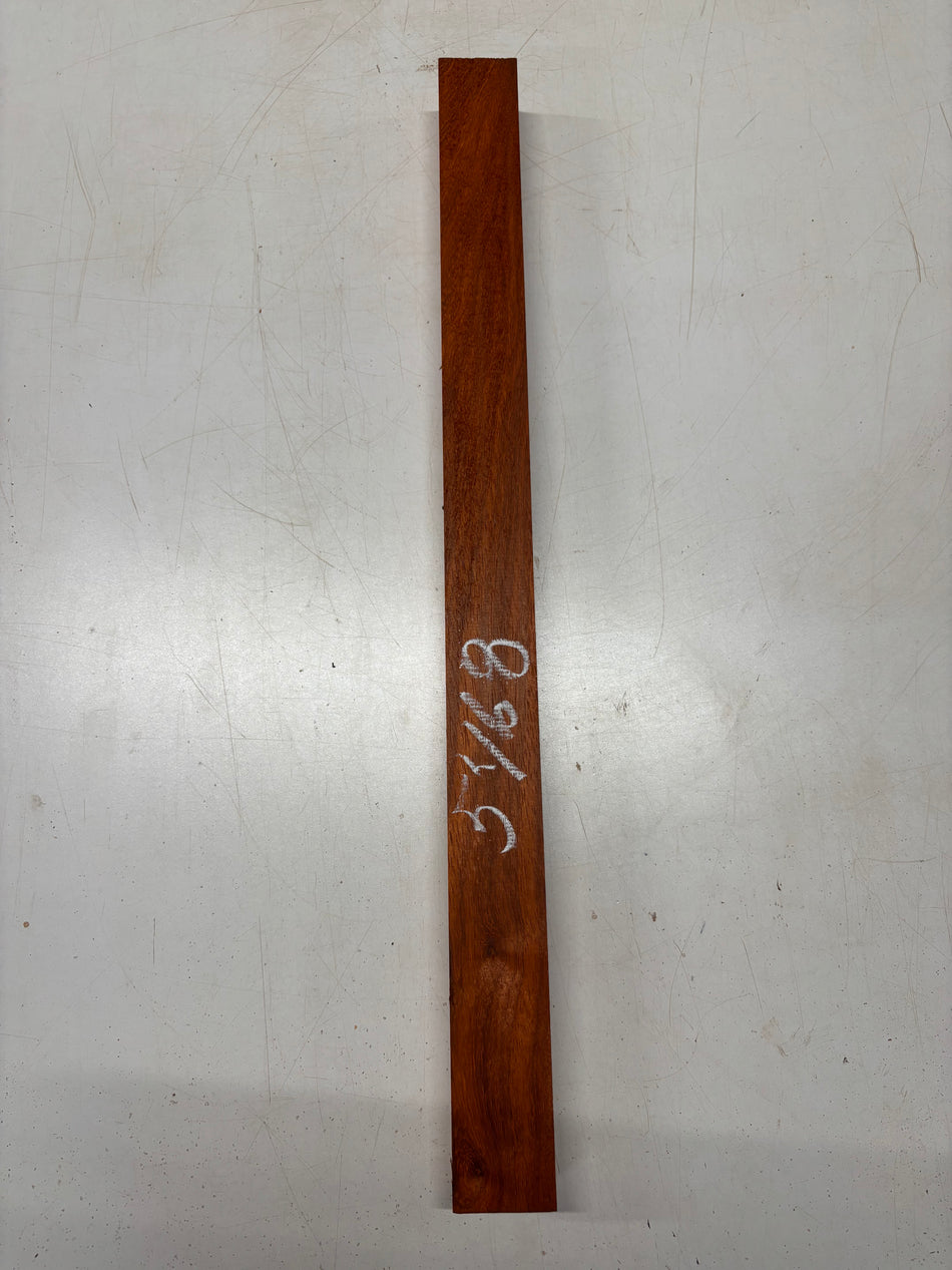1 Piece, Padauk Turning Wood Blank 27" x 2" x 1-3/4" #5468