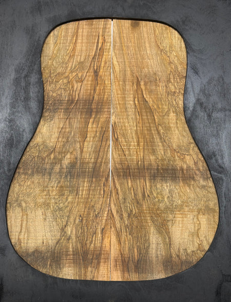 Figured Flame Mango Dreadnought Guitar Back and Side Set #128 - Exotic Wood Zone