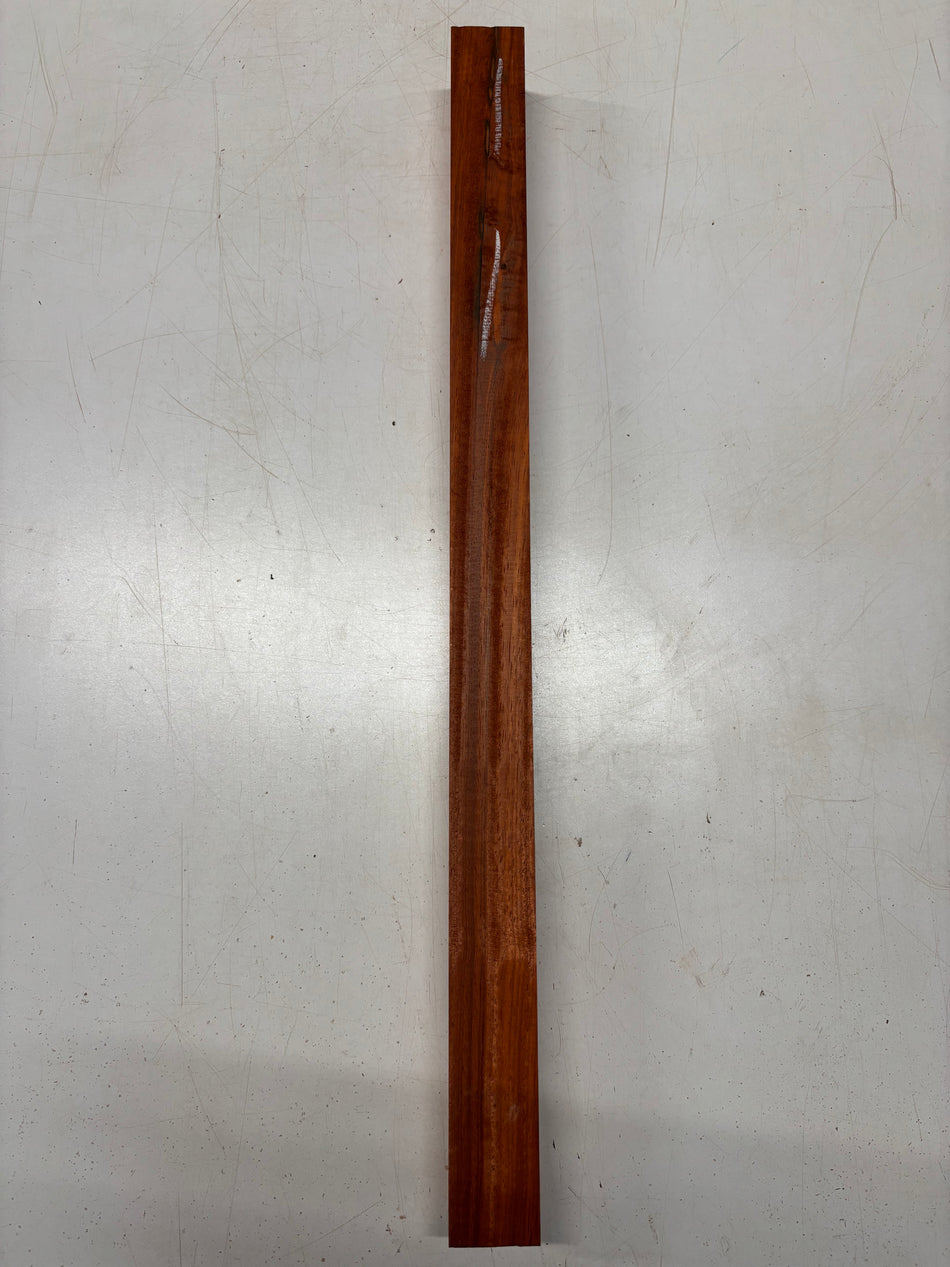 1 Piece, Padauk Turning Wood Blank 27" x 2" x 1-3/4" #5468