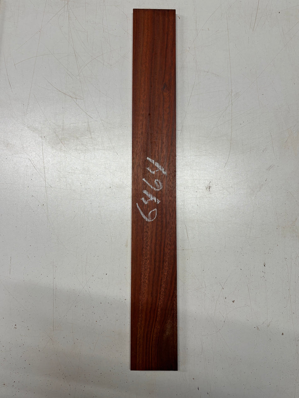 1 Piece, Bloodwood Fingerboard Blank  21"x2-1/2"x3/8"#6464