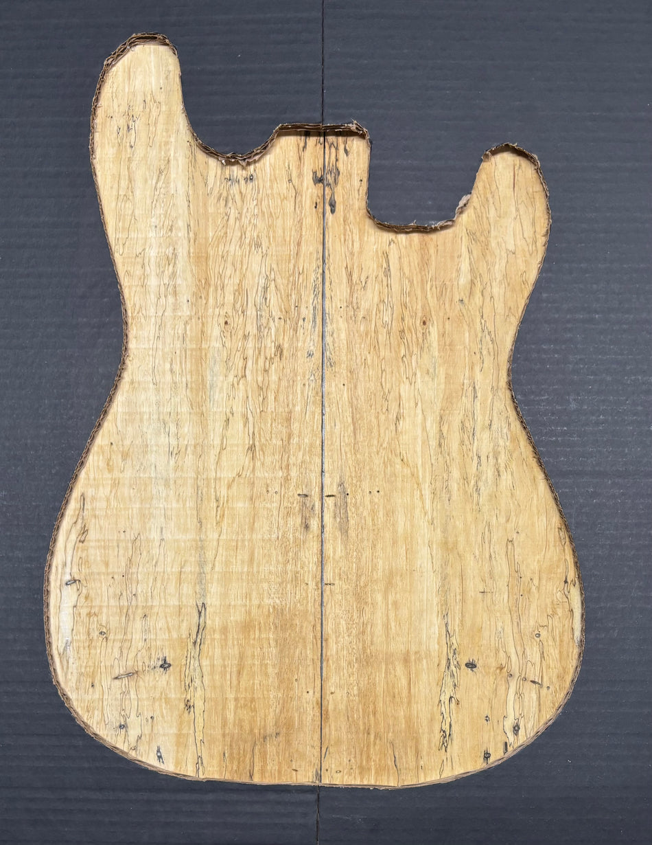 Spalted Tamarind Guitar Drop Top 22" x 7-3/8" x 3/8" #543