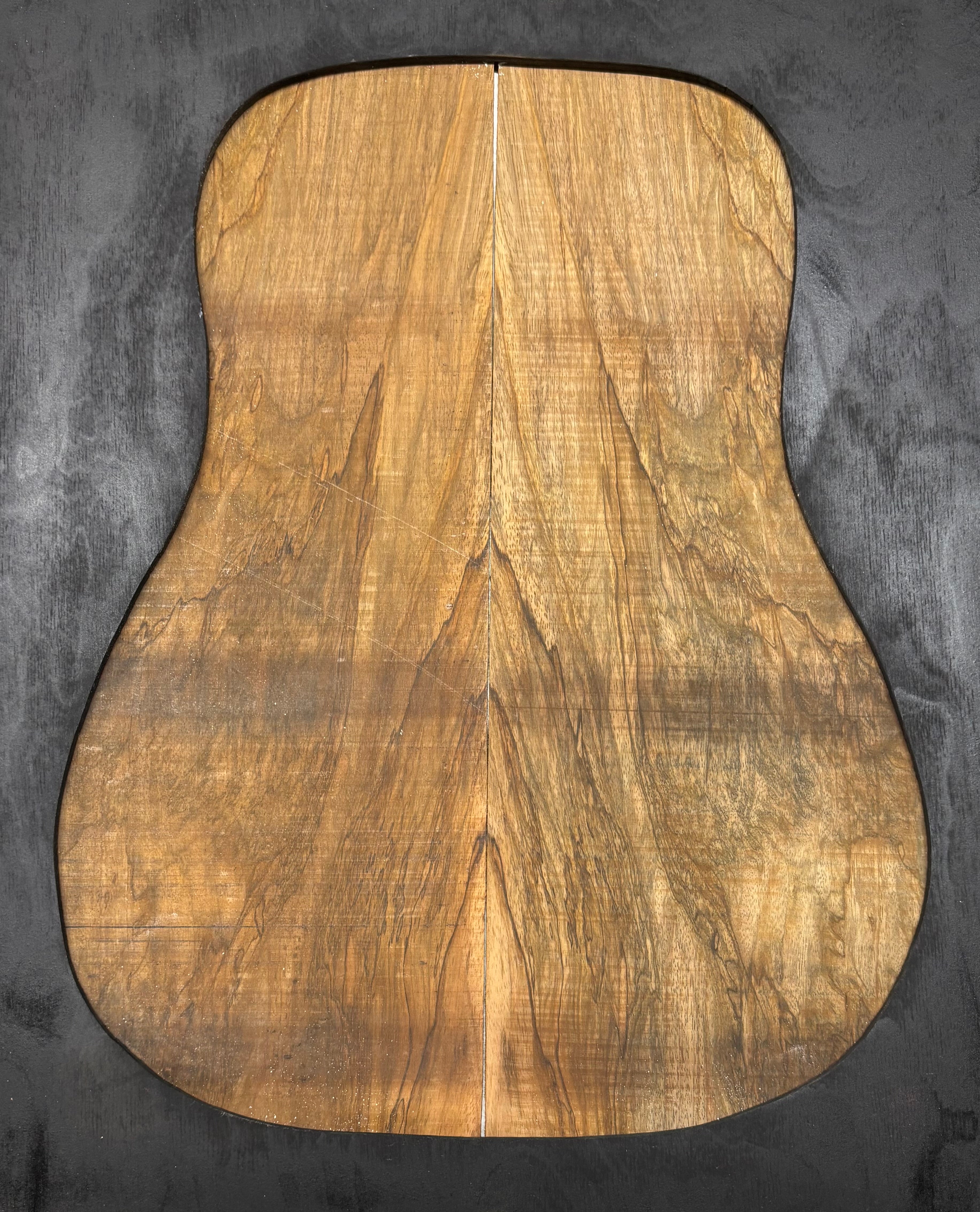 Figured Flame Mango Dreadnought Guitar Back and Side Set #129 - Exotic Wood Zone