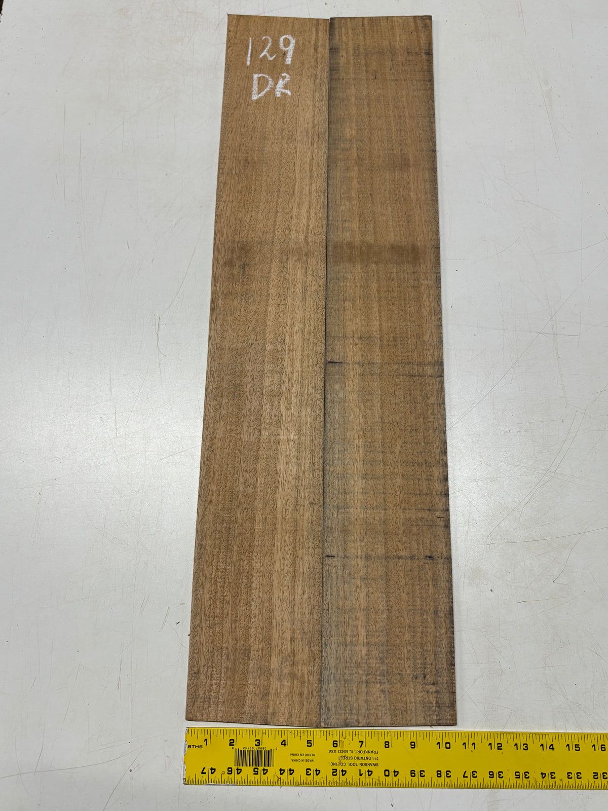 Figured Flame Mango Dreadnought Guitar Back and Side Set #129 - Exotic Wood Zone