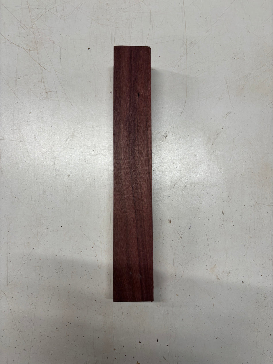 1 Piece, Flame Purpleheart Turning Wood Blank 13" x 2" x 2" #5471