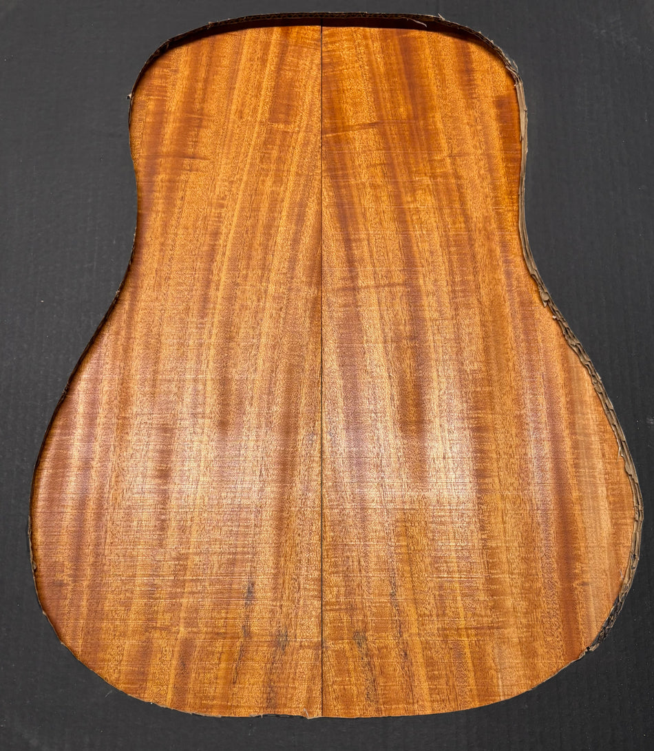 Flame Genuine Mahogany Dreadnought Guitar Back & Side Set #1070