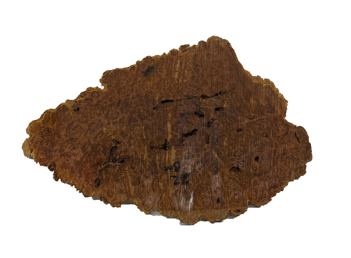 Brown Mallee Burl Cookies | 13" x 7" x 1" | 3.3 lbs | #750 - Exotic Wood Zone - Buy online Across USA 