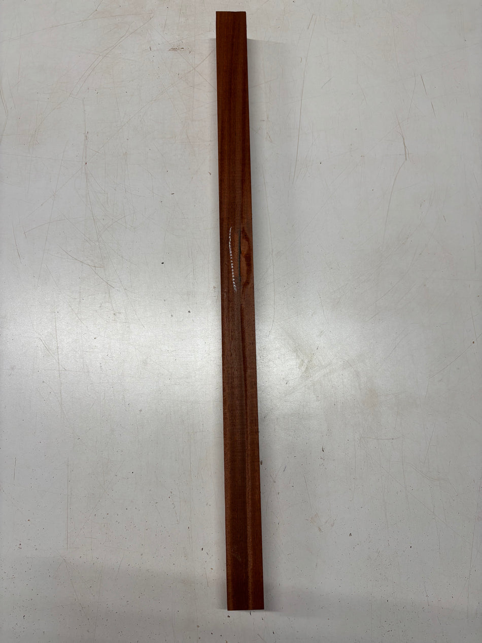 1 Piece, Padauk Turning Wood Blank 30" x 1-7/8" x 1-1/2" #5472