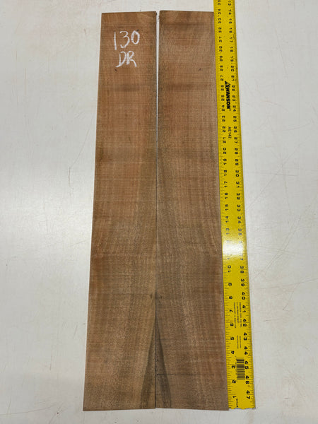 Figured Flame Mango Dreadnought Guitar Back and Side Set #130 - Exotic Wood Zone