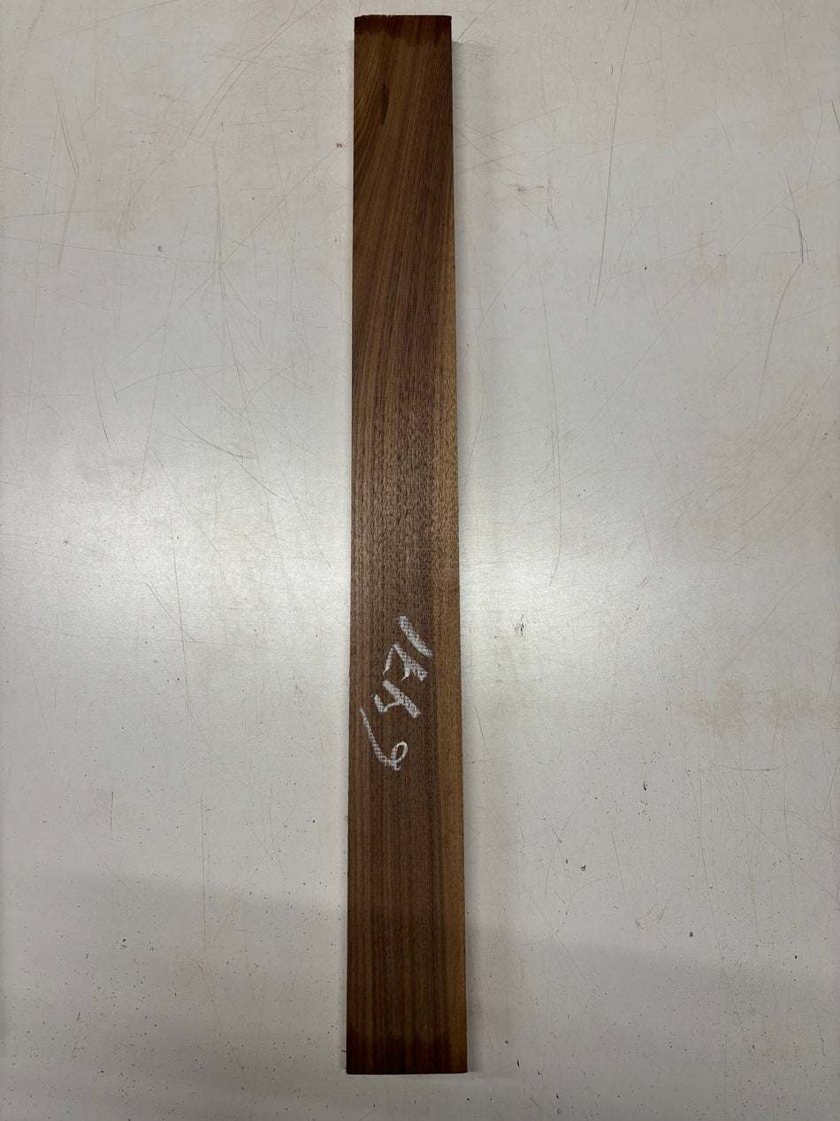 1 Piece, Black Walnut Guitar Neck Blank 30"x3"x1"#6471