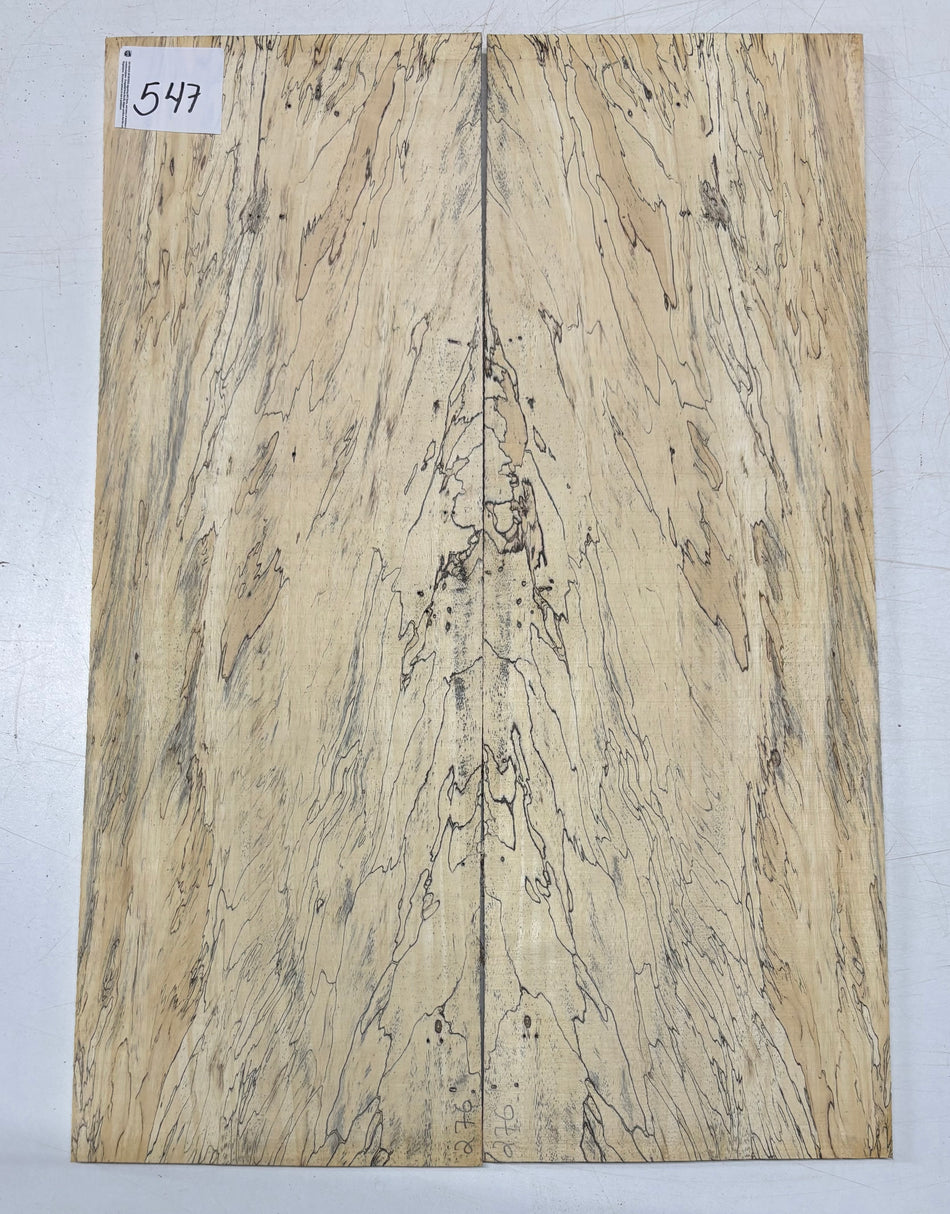 Spalted Tamarind Guitar Drop Top 22" x 7-3/8" x 3/8" #547