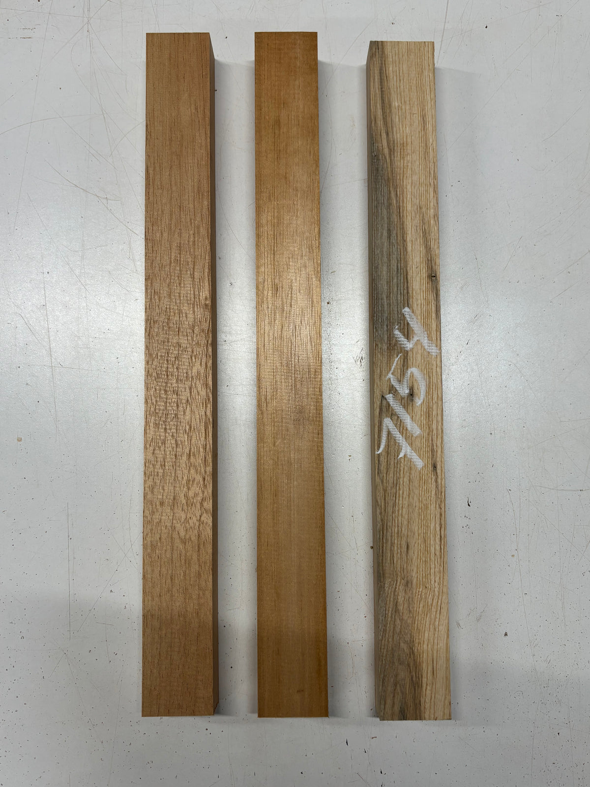 3 Pack, 2 Species Spanish Cedar + Swamp Ash Thin Stock Lumber 20"x1-7/8"x1-3/8"#7154 - Exotic Wood Zone