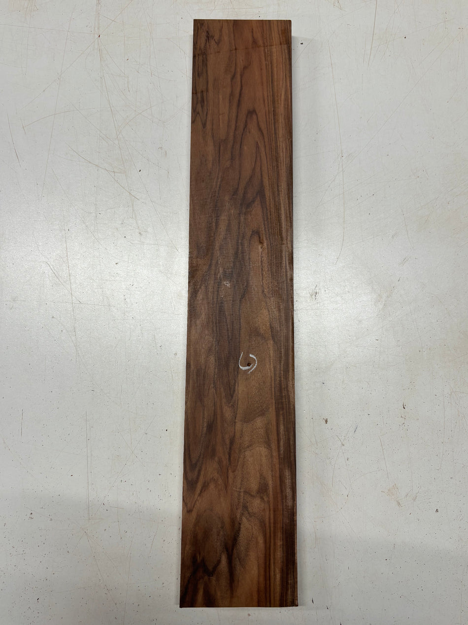 1 Piece, Figured Santos Rosewood Thin Stock Lumber 22" x 4" x 7/8" #5477