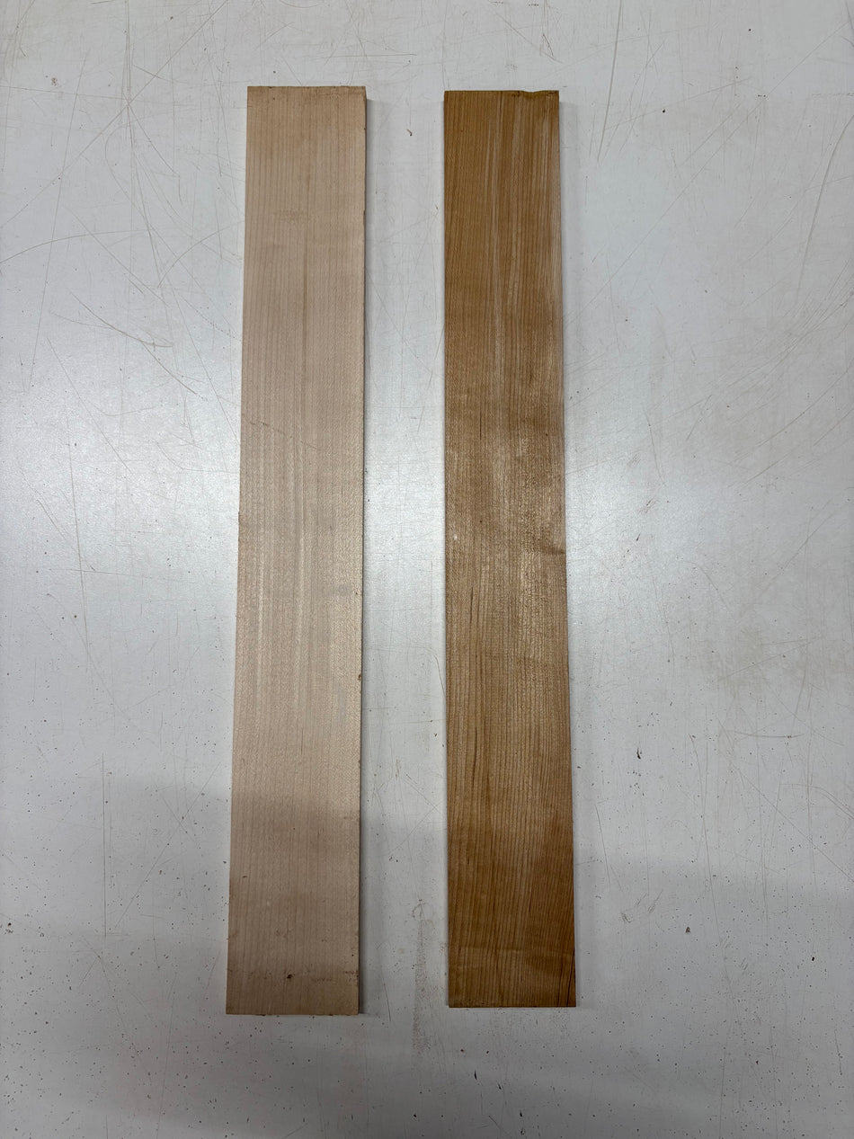 2 Pack, Hard Maple Fingerboard Blanks 21"x2-3/4"x3/8"#6473