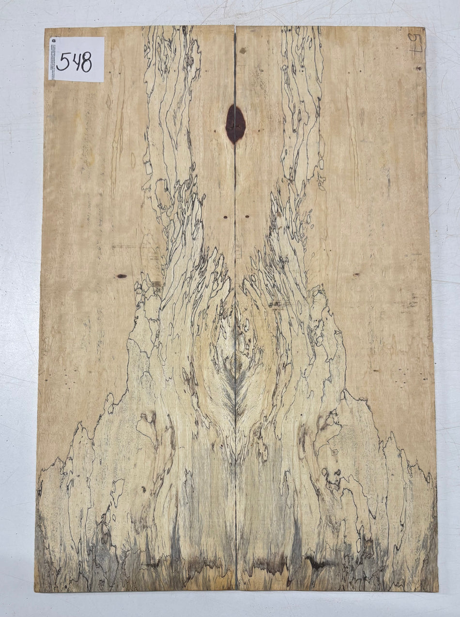 Spalted Tamarind Guitar Drop Top 22" x 7-3/8" x 3/8" #548