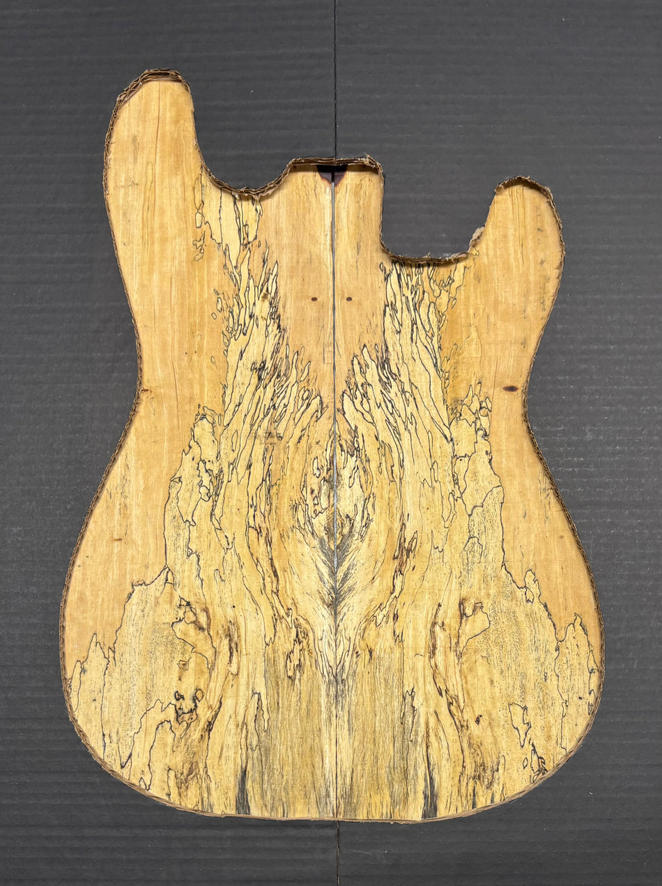 Spalted Tamarind Guitar Drop Top 22" x 7-3/8" x 3/8" #548