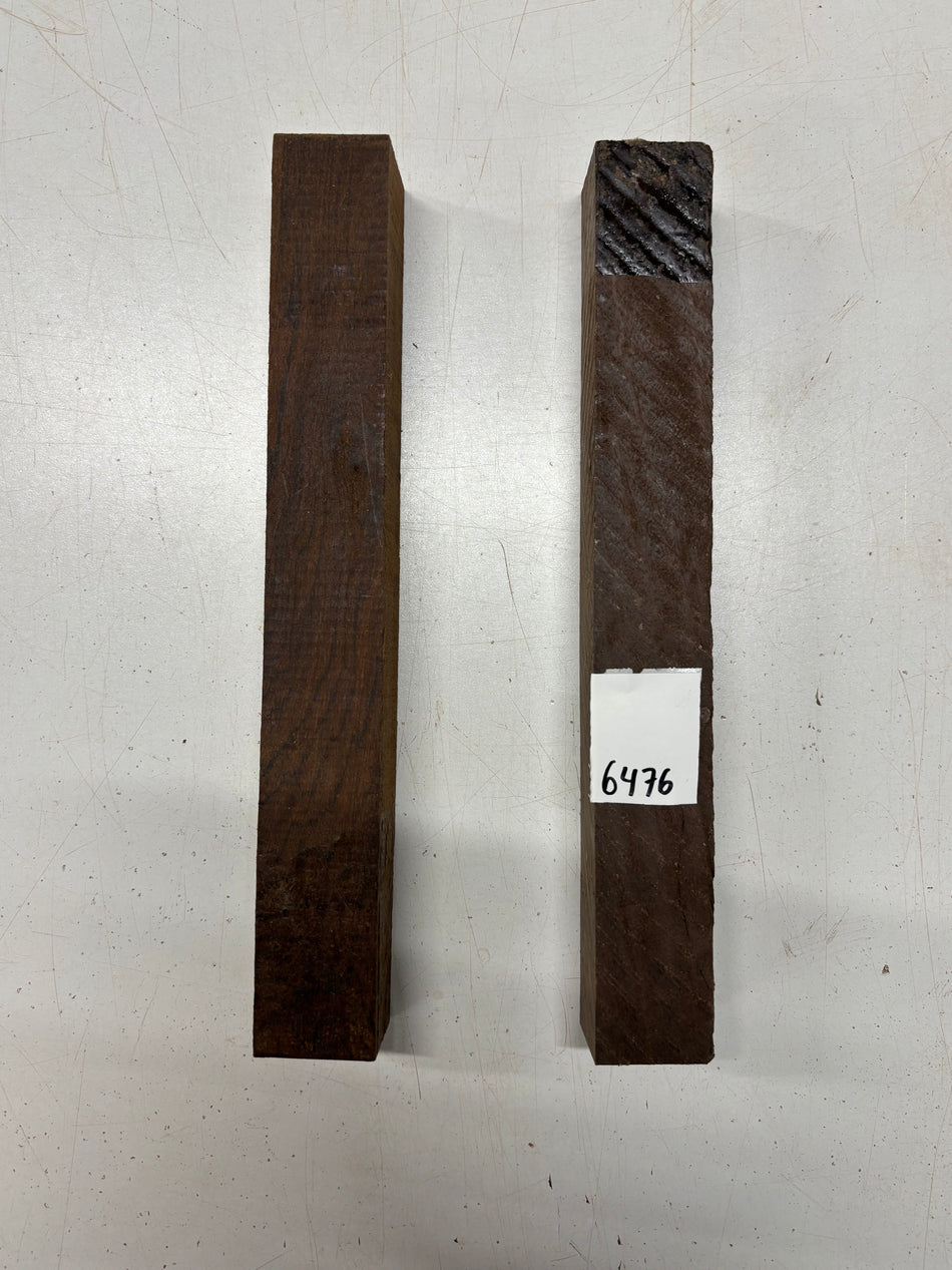2 Pack, 2 Species Katalox + Bocote Turning Wood Blanks 12"x1-1/2"x1-1/2"#6476