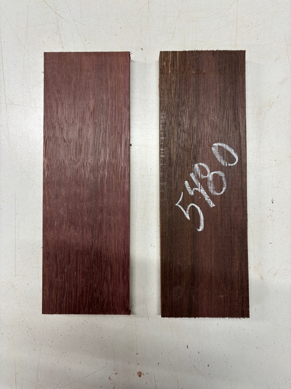 2 Pack, Purpleheart Thin Stock Lumber 12" x 3-7/8" x 5/8" #5480