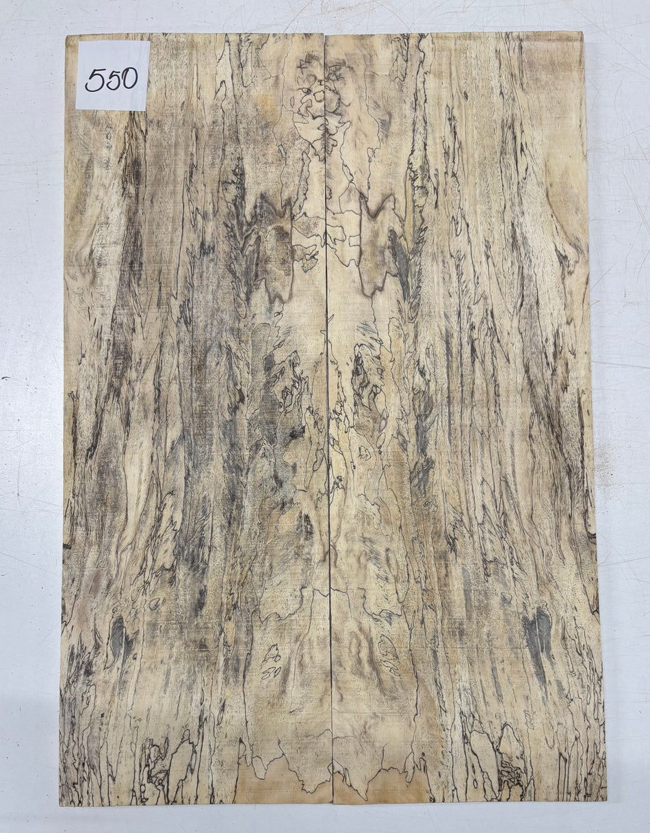 Spalted Tamarind Guitar Drop Top 22" x 7-3/8" x 3/8" #550